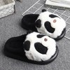 可爱小熊猫卡通冬季保暖棉拖鞋大童男女童毛绒鞋子棉拖【WG24106】 商品缩略图2