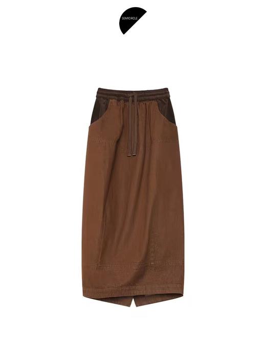 半圆/D24410565/牛仔拼接半身裙 商品图3