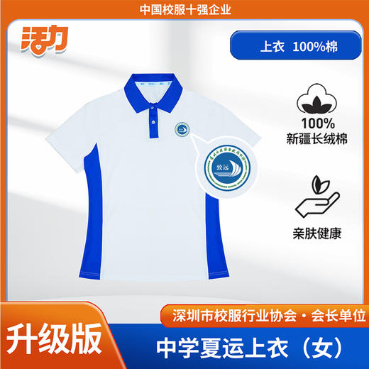 【升级版】深圳外国语致远高中夏季校服 商品图3