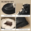 ZHR英伦风马丁靴女靴2024秋冬新款百搭加绒短靴平底保暖毛毛棉鞋 商品缩略图3
