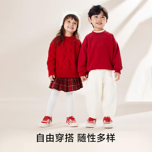 卡特兔婴幼儿宝宝学步鞋2024秋冬新款软底防滑机能鞋加绒棉鞋外穿 商品图1