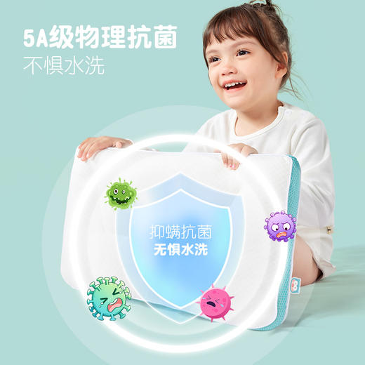 匹鲁环氧护颈呼吸枕（可选购全棉枕套）两种睡感，双向可睡，专为儿童成长设计，吸湿排汗 商品图3