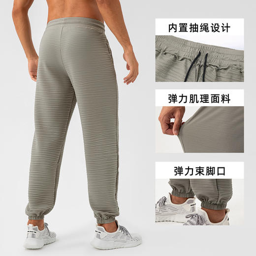 跃牌【欲动春风】男装系列 锦纶运动长裤男宽松休闲跑步束脚长裤31340 商品图1