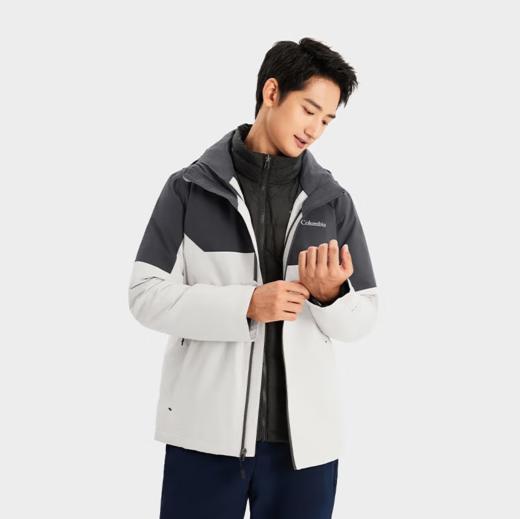 哥伦比亚男式羽绒内胆三合一外套WE6671 商品图0