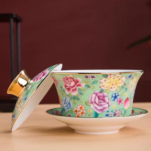 康巴赫生活馆珐琅彩盖碗 商品图4