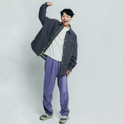 【6月破价】ACMEITEM爱棵米 秋冬户外亲子抓绒针织束脚裤柔软休闲长裤子男女GAF3020084G/GAF3020085G 商品图1