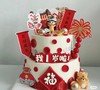 周岁国风双层生日蛋糕 商品缩略图2