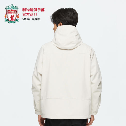 【官方正版】利物浦俱乐部 | 米色运动压胶冲锋衣秋冬防风防水保暖 商品图3