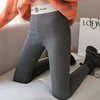 买一送一  拍下发2件 春季新款超弹塑身螺纹打底裤女外穿棉字母高腰大码胖MM秋裤女裤棉 商品缩略图0