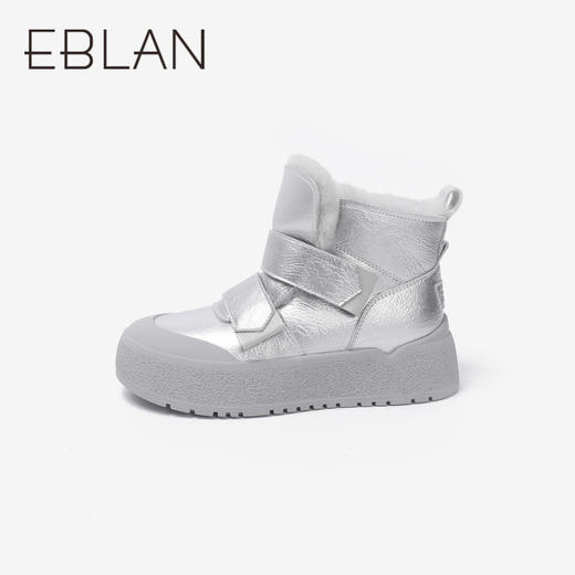 伊伴冬季加绒棉鞋冬靴女鞋B24760809 商品图1