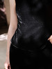 盛唐婧| 真丝丝绒百搭坎肩美背-黑色 商品缩略图3