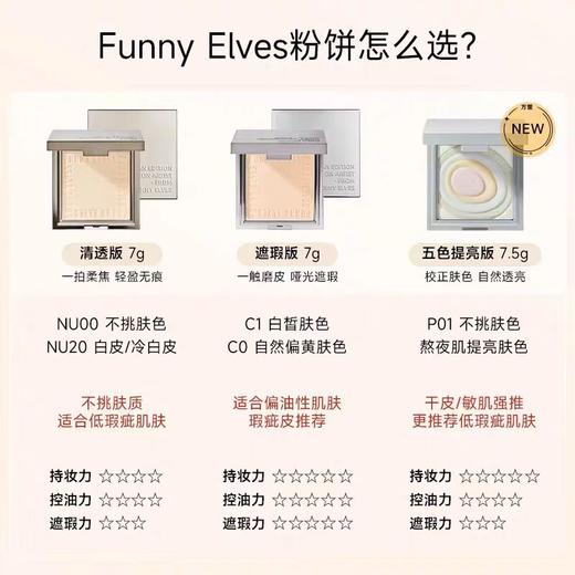 FunnyElves方里星云裸光蜜粉饼P01 商品图8