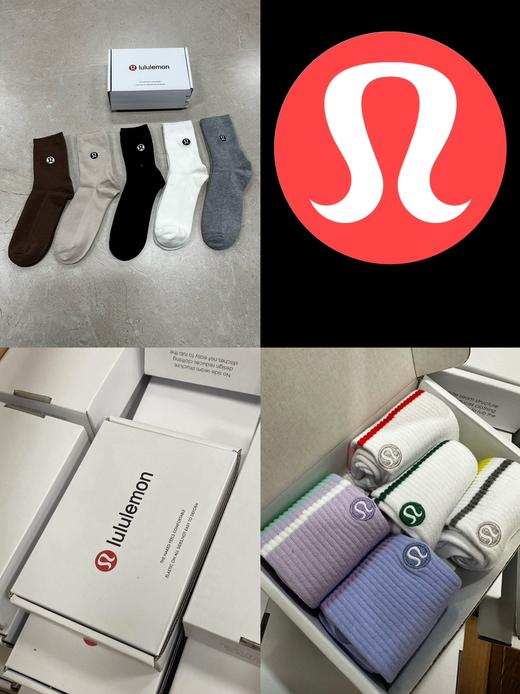 lululemon休闲运动盒装男袜女袜 商品图0