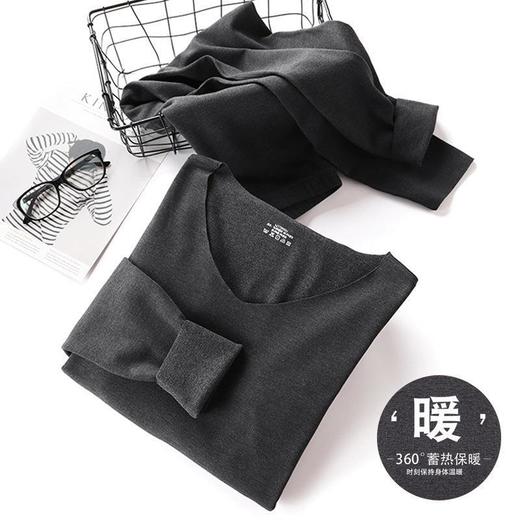 2024新款保暖内衣男士套装秋衣秋裤加绒恒温37度无痕磨毛秋冬打底 商品图2