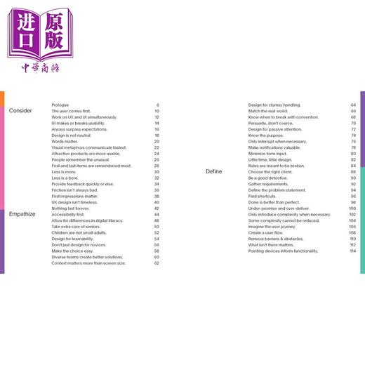 预售 【中商原版】The Pocket Universal Principles of UX 进口艺术 用户体验袖珍通用原则 100项策略 商品图1