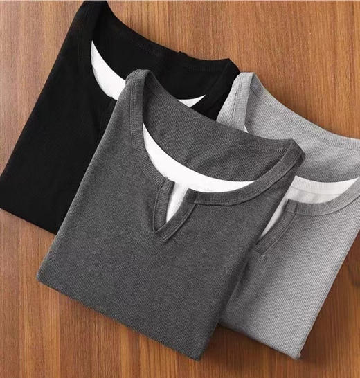 YYM24502假二件打底衫 商品图8