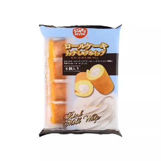 星七牛奶奶油味夹心蛋糕卷136g/袋 商品图0