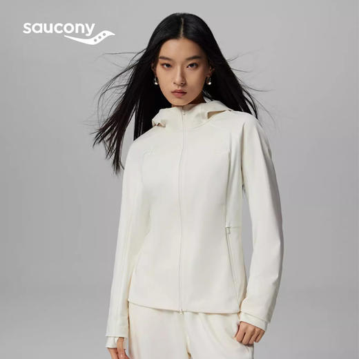 Saucony索康尼 女款运动休闲简约百搭梭织外套 商品图0