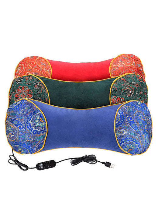 自然醒电加热艾草颈椎枕头护颈椎艾灸热敷骨头枕助睡眠睡觉专用枕头秋冬BNHA 商品图5