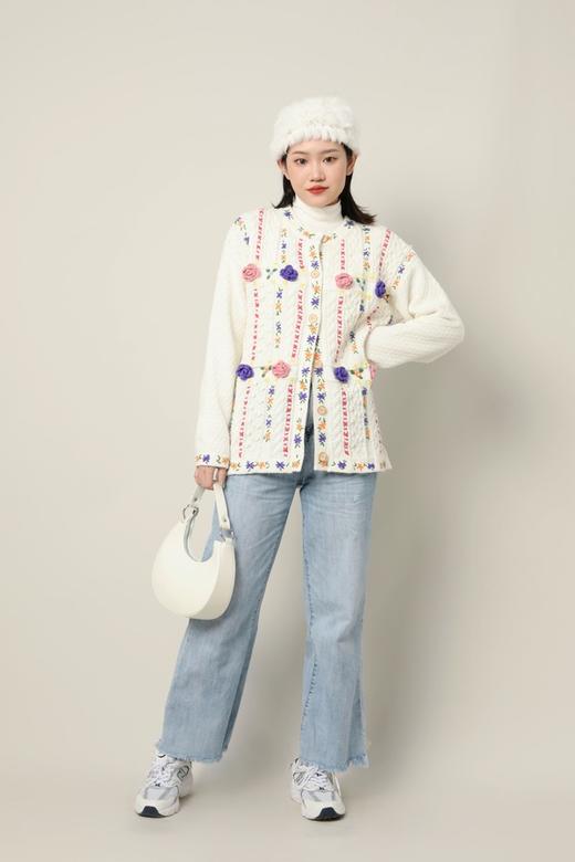 Stay2Weeks 重工小花朵针织外套 17389 商品图0