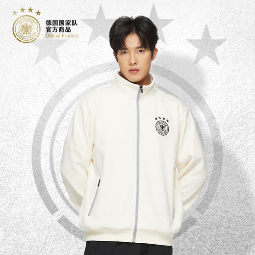 【官方正版】德国国家队 | 休闲男女简约白色高领外套秋冬保暖球迷 商品图1