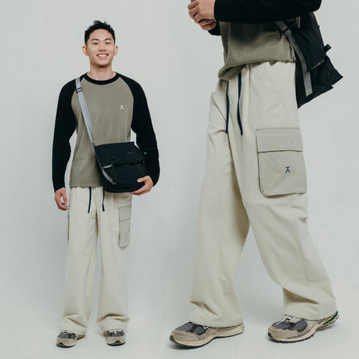 【品牌直发】ACMEITEM爱棵米 户外灯芯绒长裤宽松大口袋可调节脚休闲裤子男女GAF3020305G 商品图2