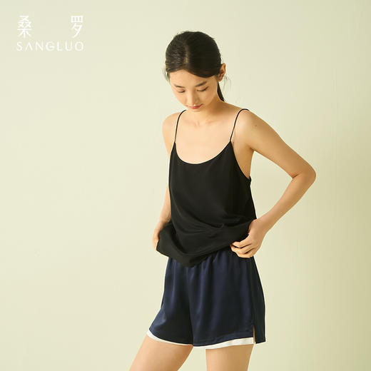 可机洗桑罗吊带衫打底上衣简约百搭白领必备 商品图3