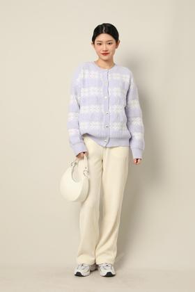 Stay2Weeks 慵懒风提花针织外套 17382