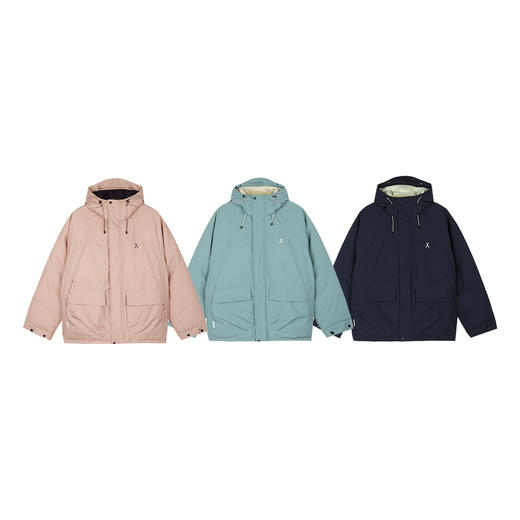 【品牌直发】ACMEITEM爱棵米 户外防水冲锋羽绒服连帽保暖宽松羽绒衣外套男女GAF3110338G 商品图4