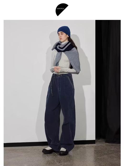 半圆/D24407575/加厚休闲灯芯绒裤 商品图0