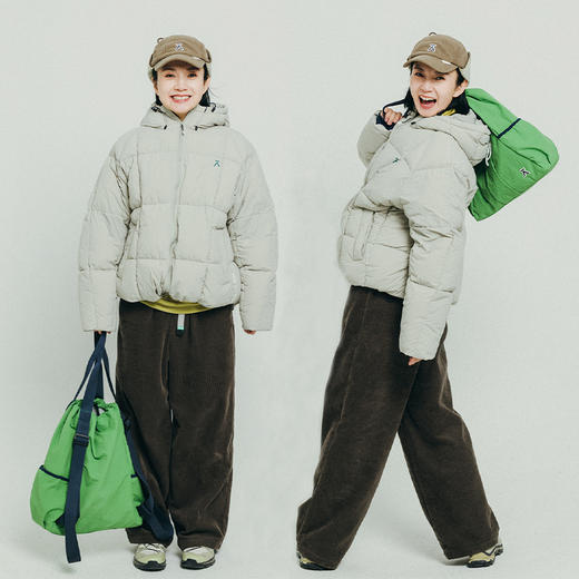 【十一破价福利】ACMEITEM爱棵米 户外亲子连帽羽绒服防泼水保暖羽绒衣外套男女GAF3110853G 商品图2