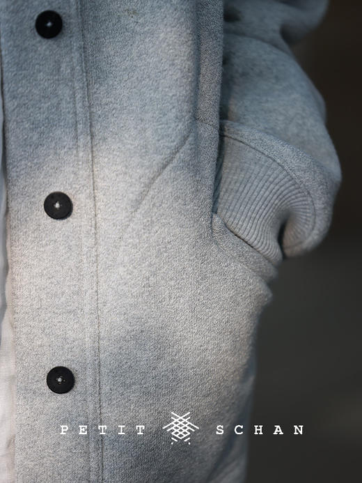 PETIT SCHAN小闪 CLO#619 Hiking tourism 徒游 棉羊毛小翻领抓绒休闲卫衣外套 商品图2