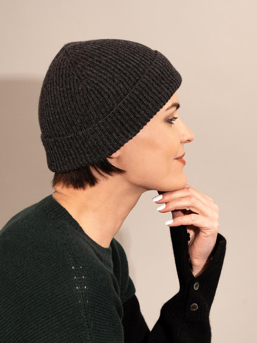 Puree｜#1959 羊绒针织冷帽 [ 灰 / 白 / 棕 / 绿 / 蓝 / 玫  ] 商品图6