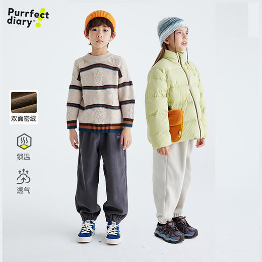 fx-儿童奥利绒加厚休闲裤 PDK2419 商品图2