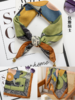 🌸【品牌直发】😎HLUOS复古轻奢吸盘扣方巾：双十一活动，🥰平常开团39.9💰一条，🌈今天19.9💰 ✅双面磁扣围巾，让你时尚又暖心☺️  商品缩略图8