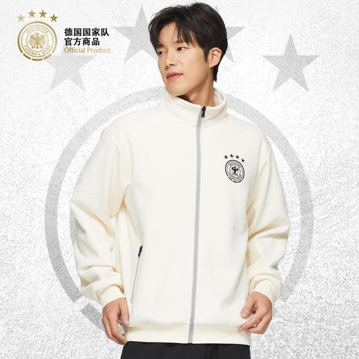【官方正版】德国国家队 | 休闲男女简约白色高领外套秋冬保暖球迷 商品图2