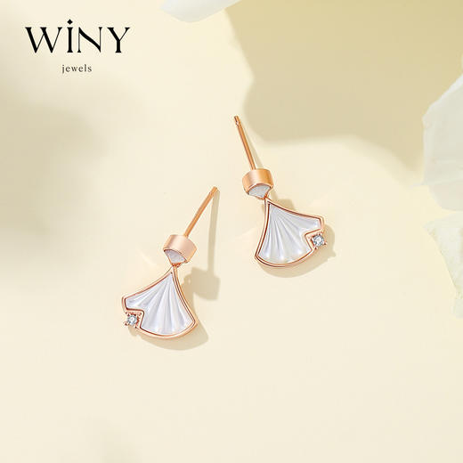 Winy925纯银爱之永恒耳钉送女友闺蜜节日生日礼物 商品图0