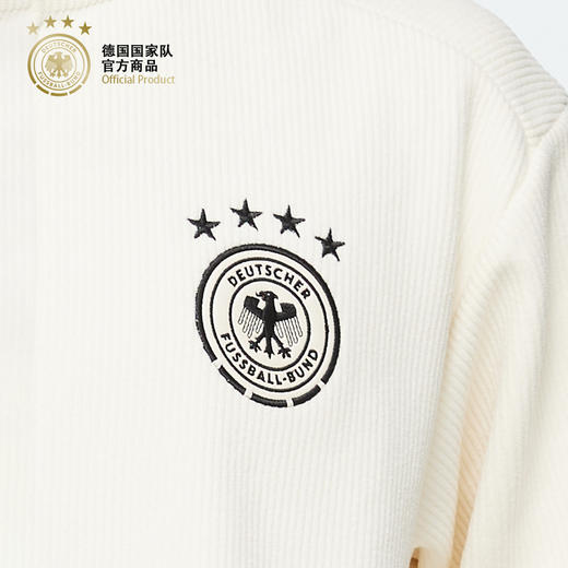 【官方正版】德国国家队 | 休闲男女简约白色高领外套秋冬保暖球迷 商品图4