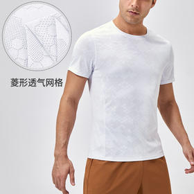 跃牌【欲动春风】男装系列 健身短袖男夏透气运动跑步T恤41229