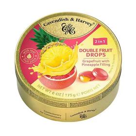 嘉云 菠萝夹心葡萄柚味硬糖 175g/盒