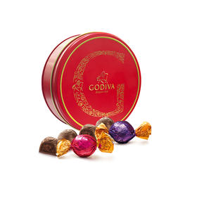 歌帝梵69型精选松露形巧克力铁听6颗装60g（松露牛奶巧克力*3颗、松露黑巧克力*3颗）