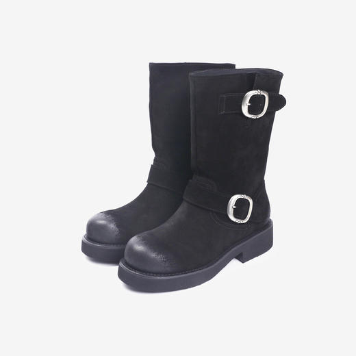 伊伴冬季女鞋单靴B24500555 商品图5