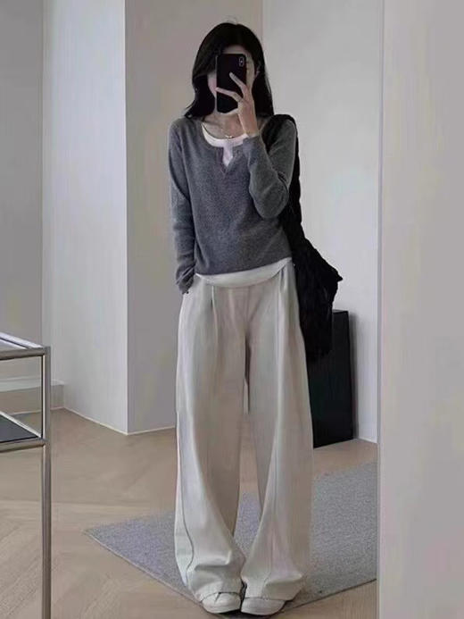 YYM24502假二件打底衫 商品图6