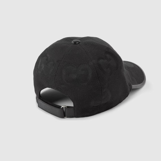 GUCCI 古驰 男士大号超级双G棒球帽 黑色 727562 4HAVS 1060 商品图2