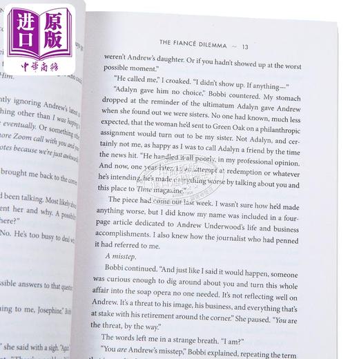 【中商原版】未婚夫的困境 英文原版 The Fiance Dilemma Elena Armas 埃琳娜 阿玛斯 爱情流行小说 商品图2