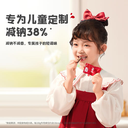 忆小口高蛋白原味牛肉棒65g 商品图2