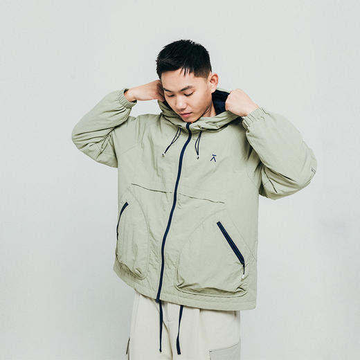 【品牌直发】ACMEITEM爱棵米 户外夹棉连帽外套防泼水宽松休闲棉服上衣男女GAF3210340G 商品图2