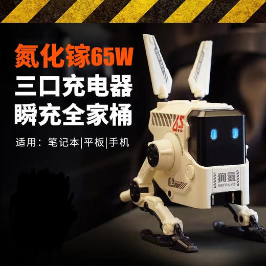 重力星球氮化镓65W充电头A65 狗氮 商品图1