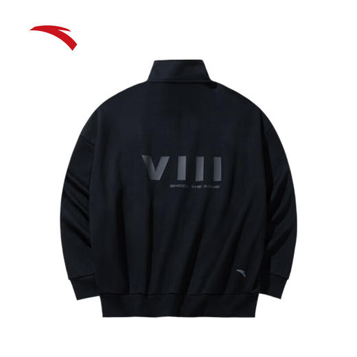 安踏SHOCK4  外套男士当季防风宽松针织休闲运动上衣152431703N 商品图1