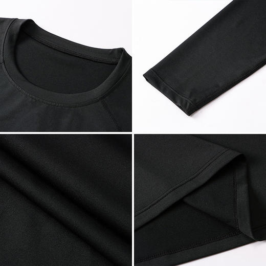 跃牌【欲动春风】男装系列 男士秋冬新款运动长袖户外跑步紧身训练T恤11515 商品图4